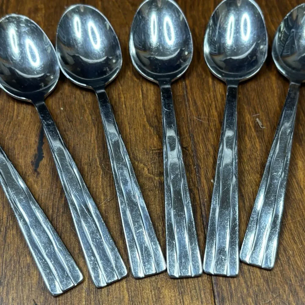 Oneida Camden Stainless Flatware 6 spoons 7